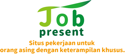 Situs pekerjaan untuk orang asing dengan keterampilan khusus JOBpresent ロゴ